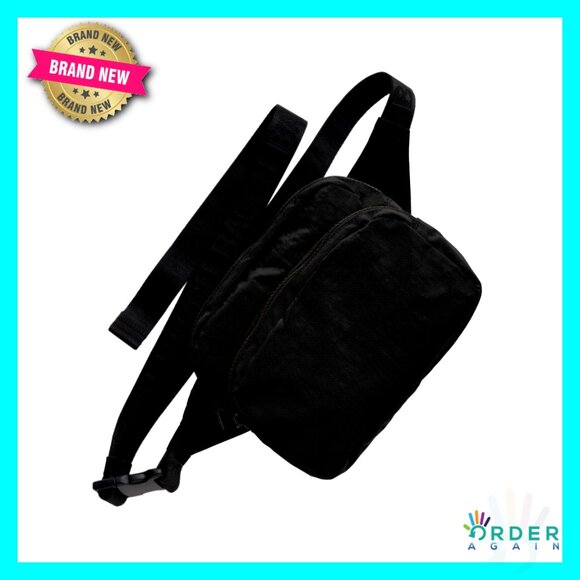 Fashion Waist Pack Adjustable Belt Strap Minimal Chic Retro Y2K Travel Gear